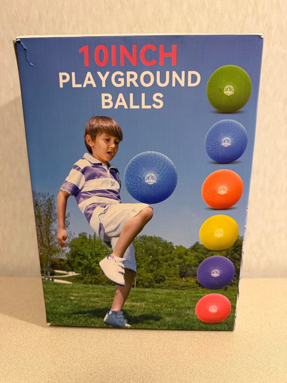 12 Pack 10 Inch Playground Balls Kickball Dodgeball Set w/ Pump & Mesh Bag New